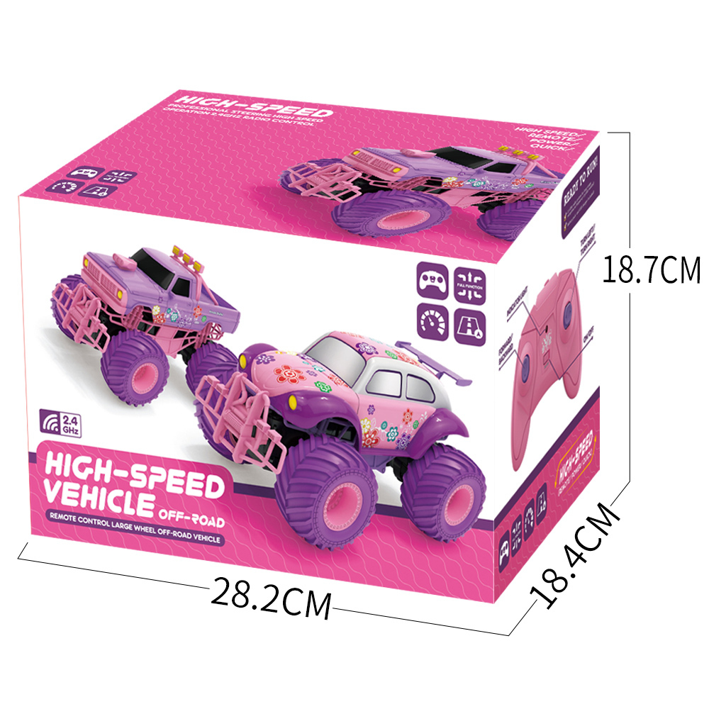RC Car Pink Color System Climbing Car Model Car