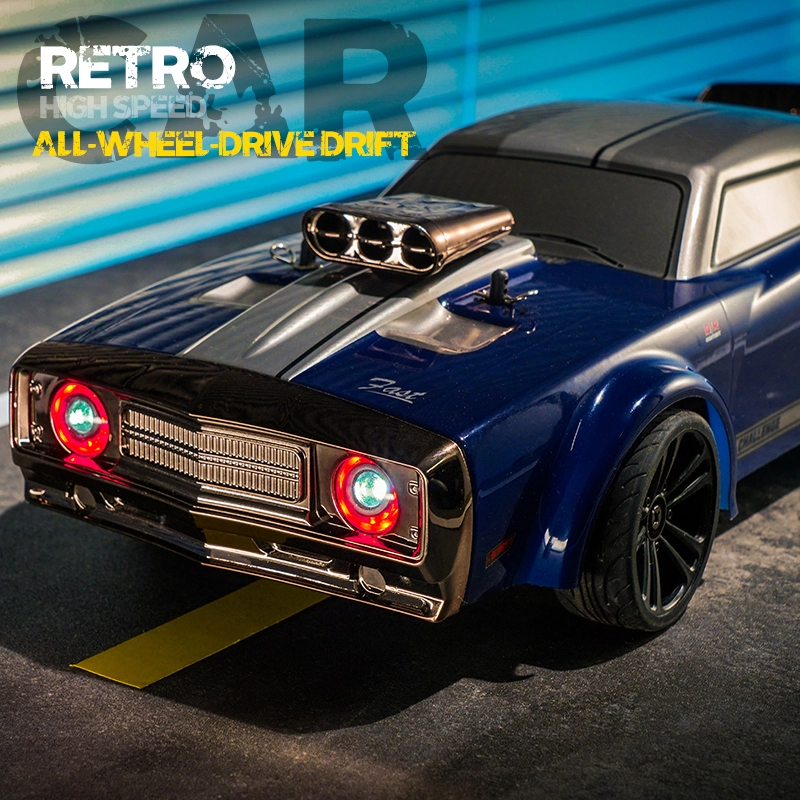 RC Full Scale Electric 4WD High Speed Muscle Drift Car Devil's Eye RC ...