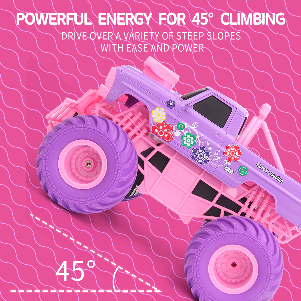 RC Car Pink Color System Climbing Car Model Car