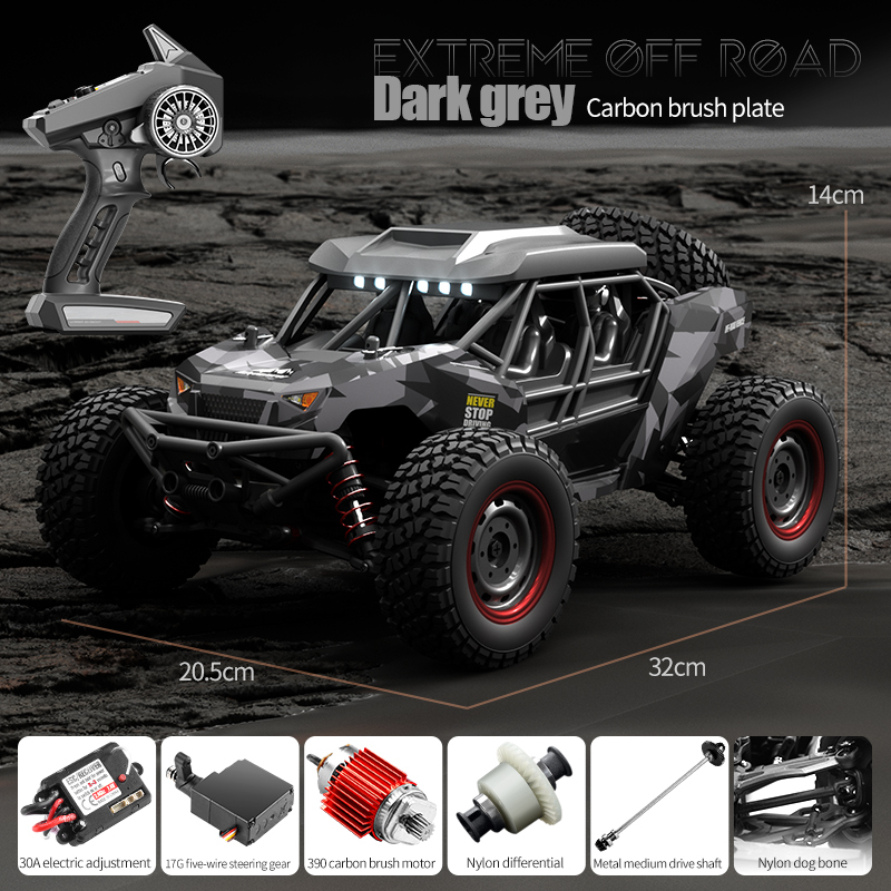 Four-wheel Brushless remote control car, carbon brush remote control car high speed remote control car