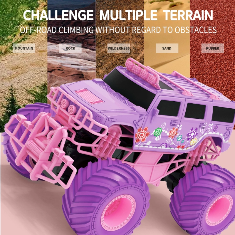 RC Car Pink Color System Climbing Car Model Car
