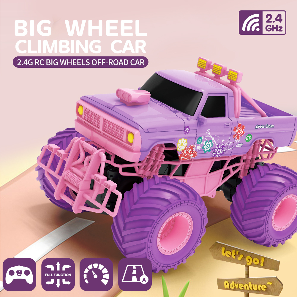 RC Car Pink Color System Climbing Car Model Car