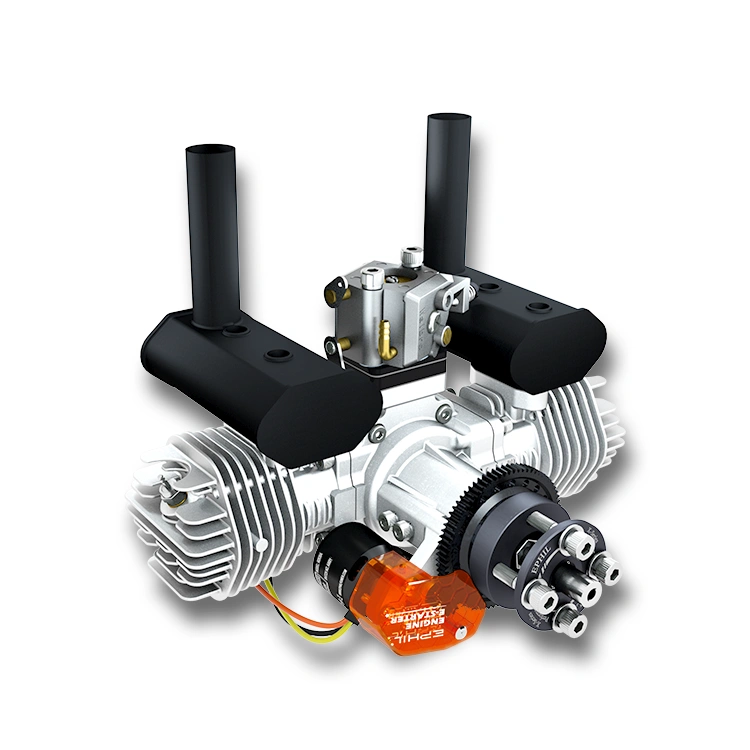 EPHIL XG Series X Series 40cc Capacity (Spark Plug Gasoline Engine) Twin Cylinders, Rear-Mounted Suitable for oil-powered aircraft
