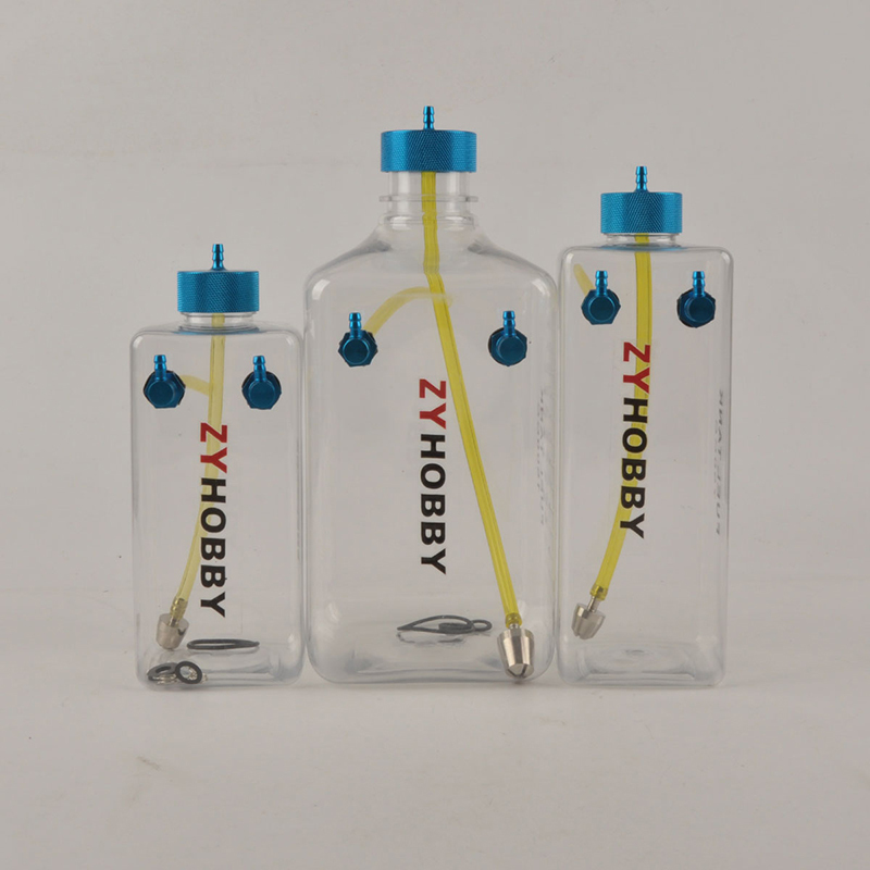 1PC 300/400/500/600/750/1000/1600CC Transparent Plastic Fuel Tank Oil Box For RC Gasoline Airplane Model