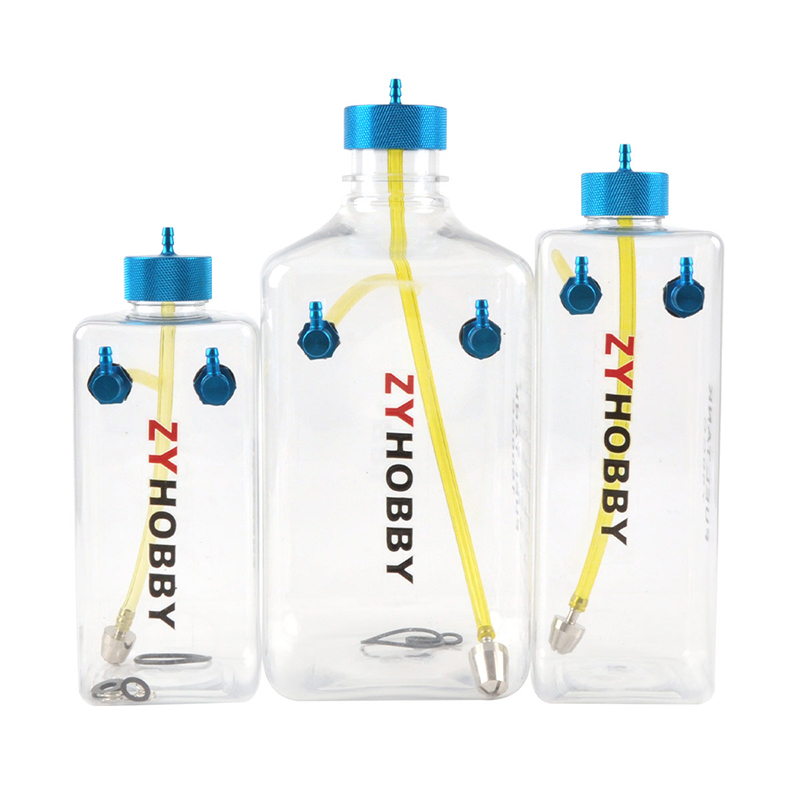 1PC 300/400/500/600/750/1000/1600CC Transparent Plastic Fuel Tank Oil Box For RC Gasoline Airplane Model