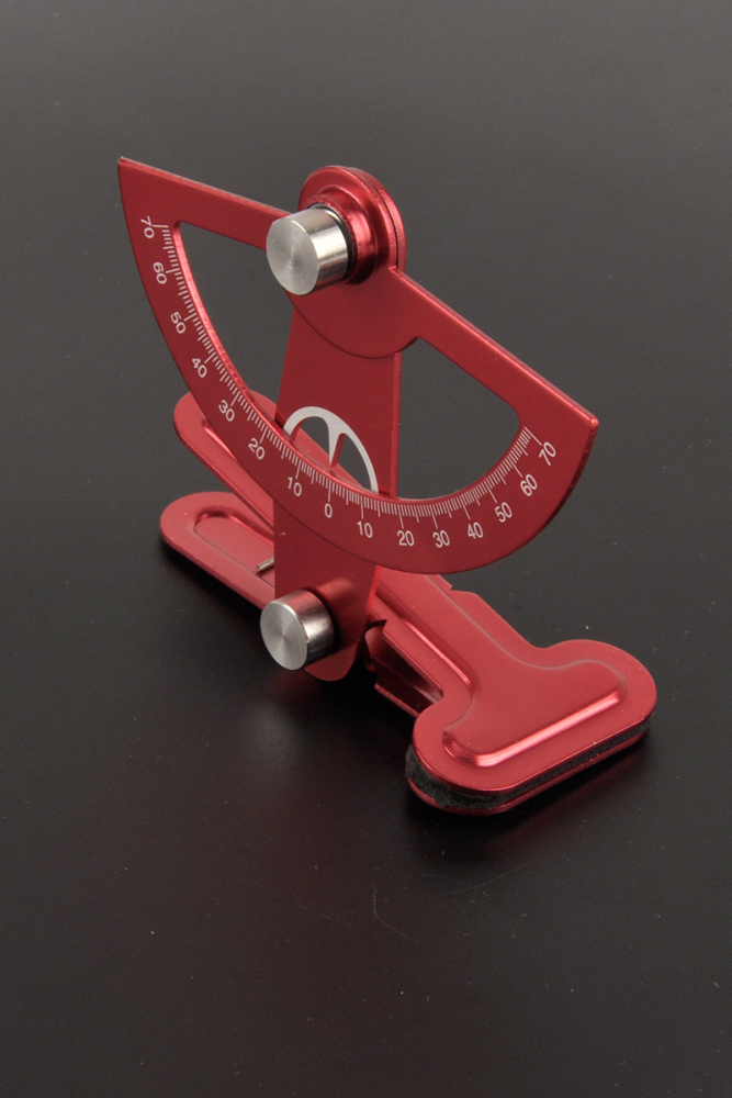 RC Hobby DIY Tools Miracle Anodised Aluminium Throwing Gauge For RC Models Protractor Part of the aircraft starter Accessories