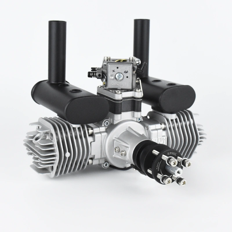 EPHIL XG-Series X-Series 76cc Capacity (Spark Plug Gasoline Engine) Twin Cylinders, Rear-Mounted Suitable for oil-powered aircraft