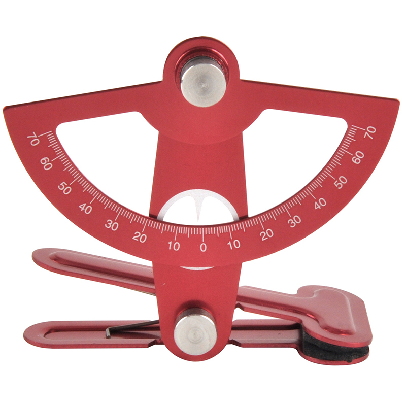 RC Hobby DIY Tools Miracle Anodised Aluminium Throwing Gauge For RC Models Protractor Part of the aircraft starter Accessories