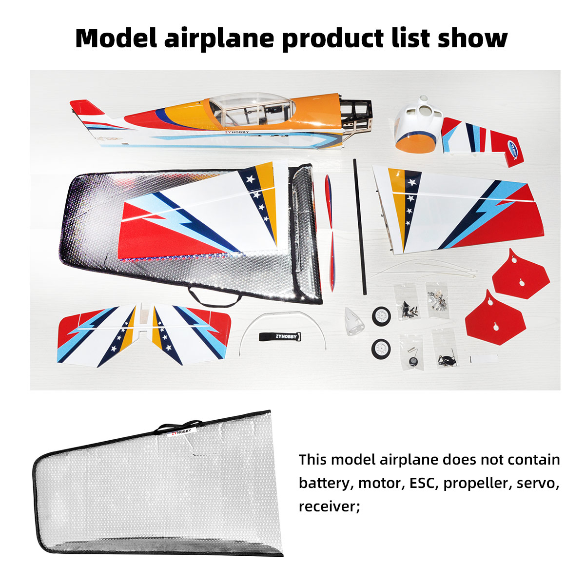 ZYHOBBY VOTEC 322 M069 48inches Fixed Wing Yellow Electric RC
