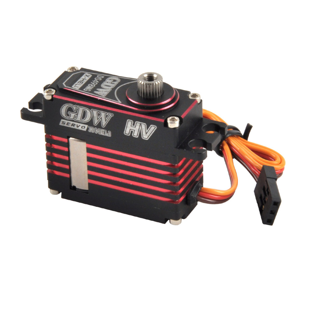 GDW-DS498MG 22KG torque steel gear 70-80E fixed-wing model airplane turbojet glider micro digital servo