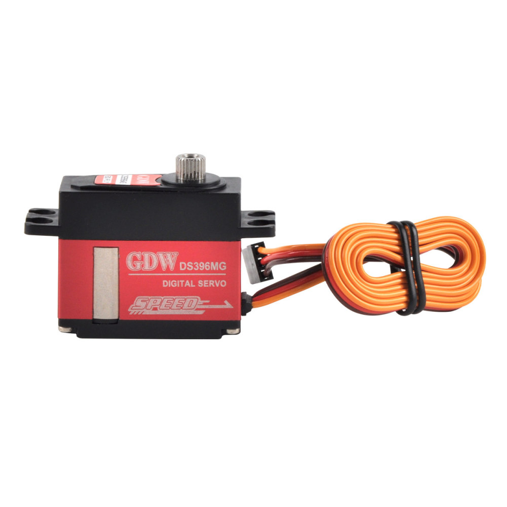 PurAr GDW Servo DS396MG 12.9KG Coreless motor Steel Gear For F3A-120 fixed-wing model airplane turbojet glider micro digital servo