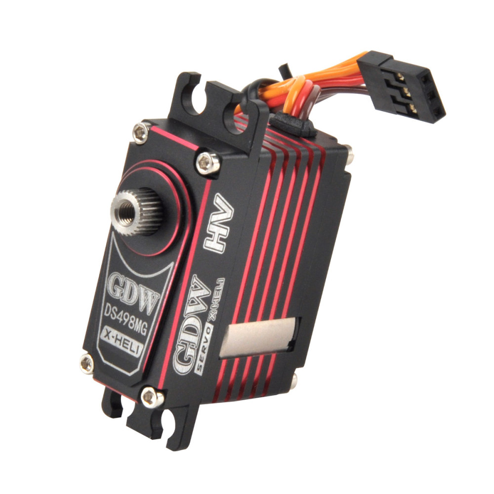 GDW-DS498MG 22KG torque steel gear 70-80E fixed-wing model airplane turbojet glider micro digital servo