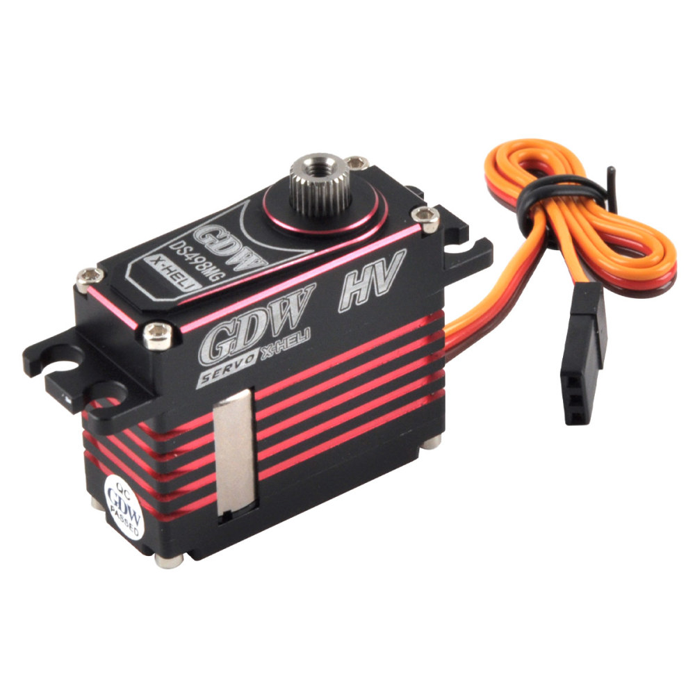 GDW-DS498MG 22KG torque steel gear 70-80E fixed-wing model airplane turbojet glider micro digital servo