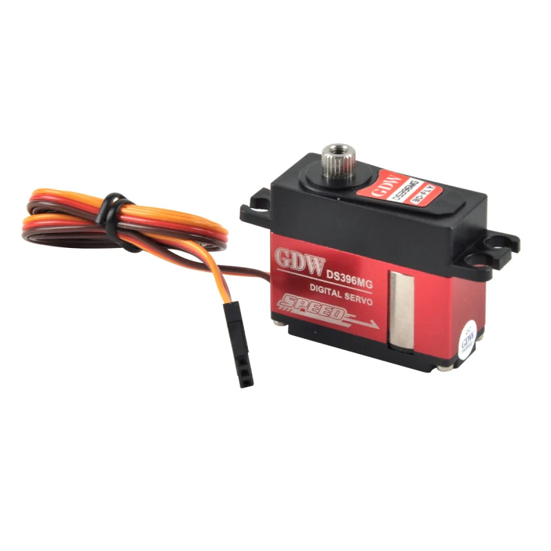 PurAr GDW Servo DS396MG 12.9KG Coreless motor Steel Gear For F3A-120 fixed-wing model airplane turbojet glider micro digital servo