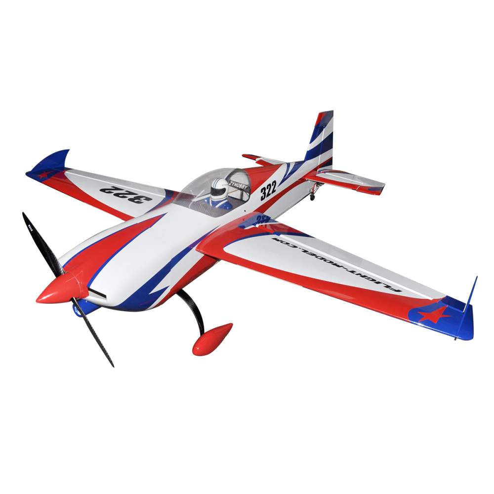 VOTEC 322 91inch Balsa model airplane 60-80cc 3D Fixed Wing Light Wood Remote-Controlled Aircraft(Ordinary Covering)