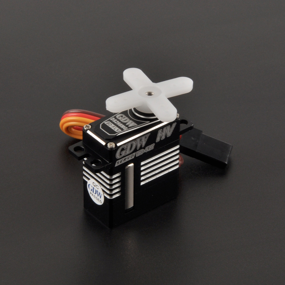 GDW Servo DS298MG Coreless motor Steel Gear Metal Casing For 30E Model Fixed-wing Model Aircraft
