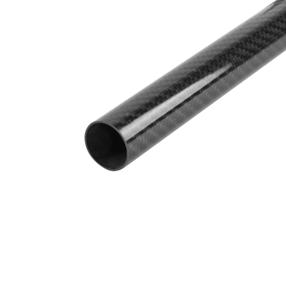 Twill Glossy Carbon Fiber Tubing Diameter 5mm 7mm 9mm 11mm 13mm 15mm 17mm 19mm 21mm 23mm 25mm 27mm Length 500mm Black