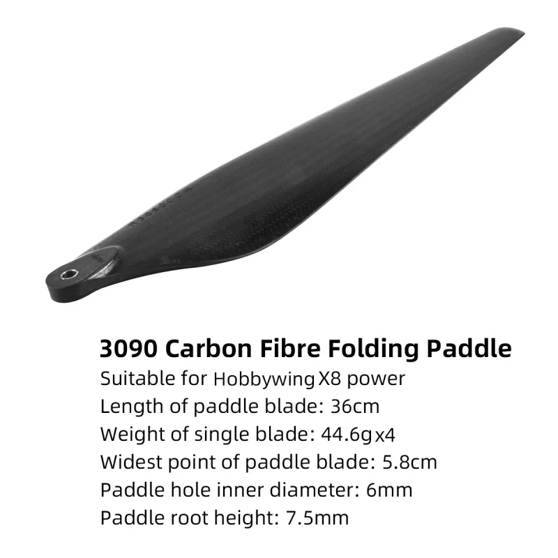 Carbon Fiber Folding Paddle for Goodwin X8/X8plus/X9/X9Max/X11 Power System