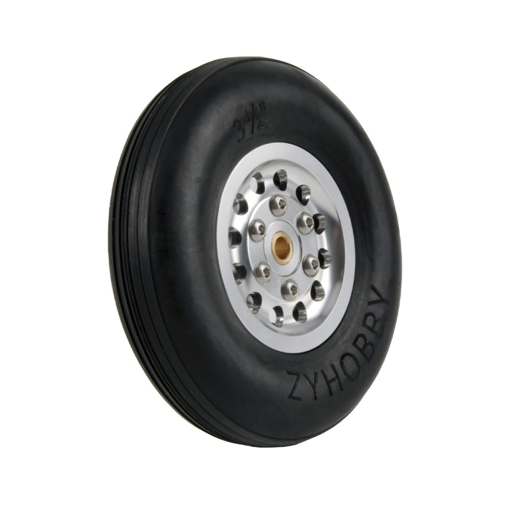 ZYHOBBY Rubber Tires Aluminum Core 1.75inch 3inch 3.5inch For RC Airplanes