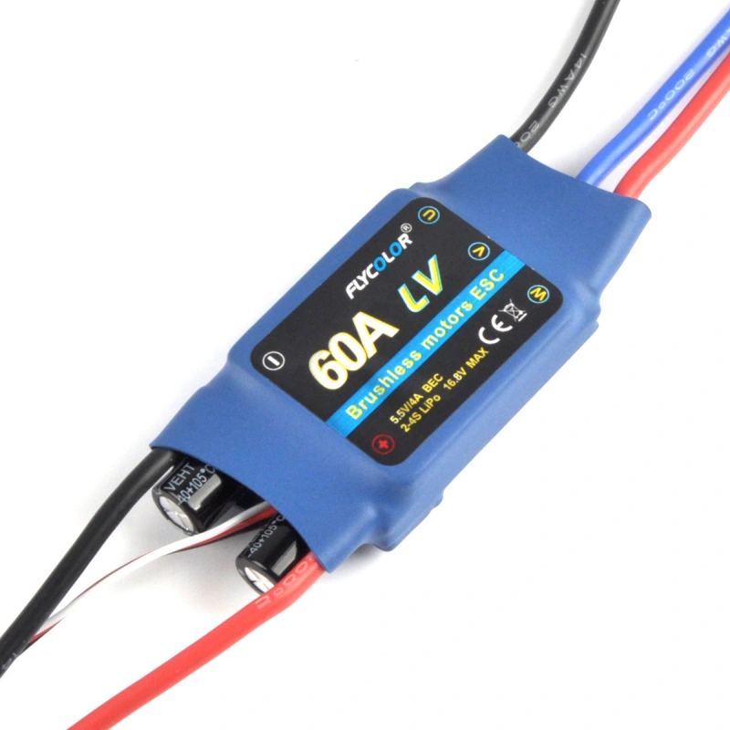 FLYCOLOR Brushless Speed Controllers ESC 50004-L1L1 40A/50A/60A ESC For Fixed Wing RC model Good Heat Dissipation