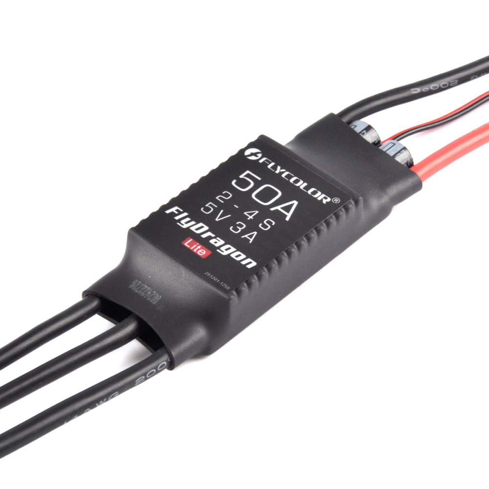 FLYCOLOR Brushless Speed Controllers ESC 50004-L1L1 40A/50A/60A ESC For Fixed Wing RC model Good Heat Dissipation