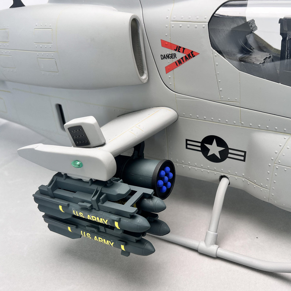 500 Size AH-1 Cobra RC Helicopter Fuselage Outer Cover Scale Model Body