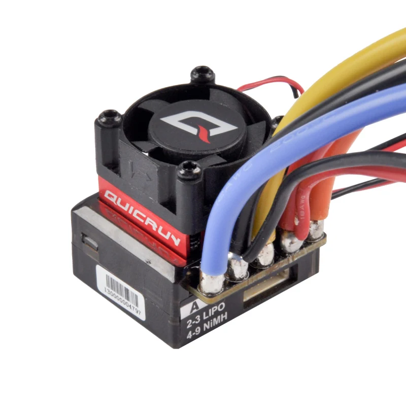 HobbyWine QuicRun -10BL60 Brushless Electronic Speed Controller ESC Fan FAN-MP3010SH-7.4V Suitable