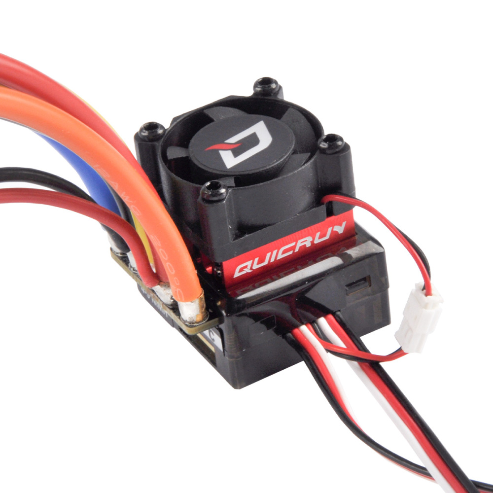 HobbyWine QuicRun -10BL60 Brushless Electronic Speed Controller ESC Fan FAN-MP3010SH-7.4V Suitable