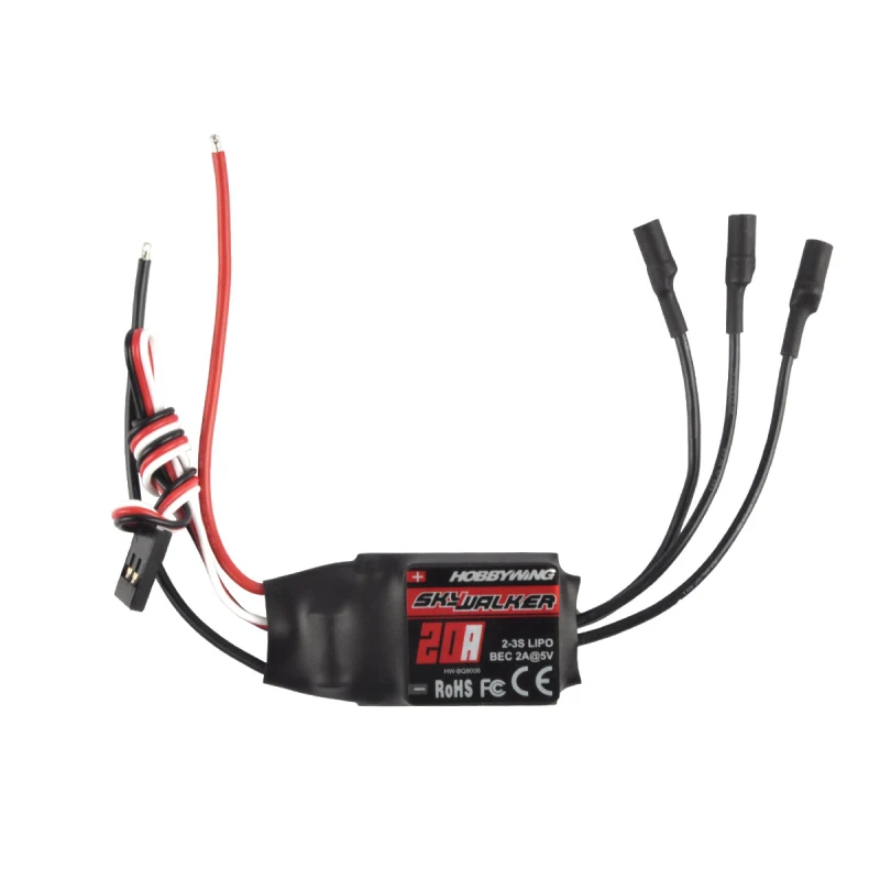 Hobbywing Skywalker-20A Brushless Electronic Speed Controller Good Heat Dissipation