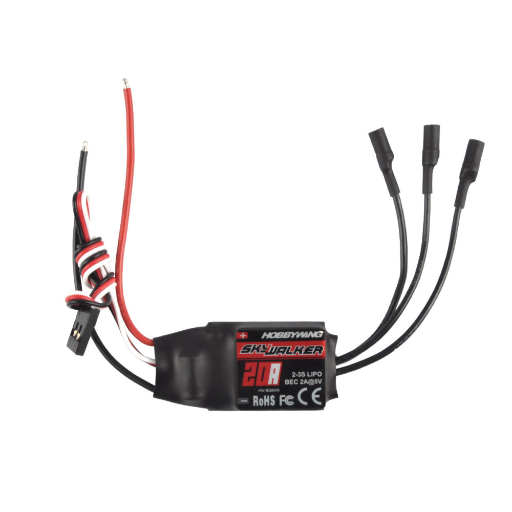 Hobbywing Skywalker-20A Brushless Electronic Speed Controller Good Heat Dissipation