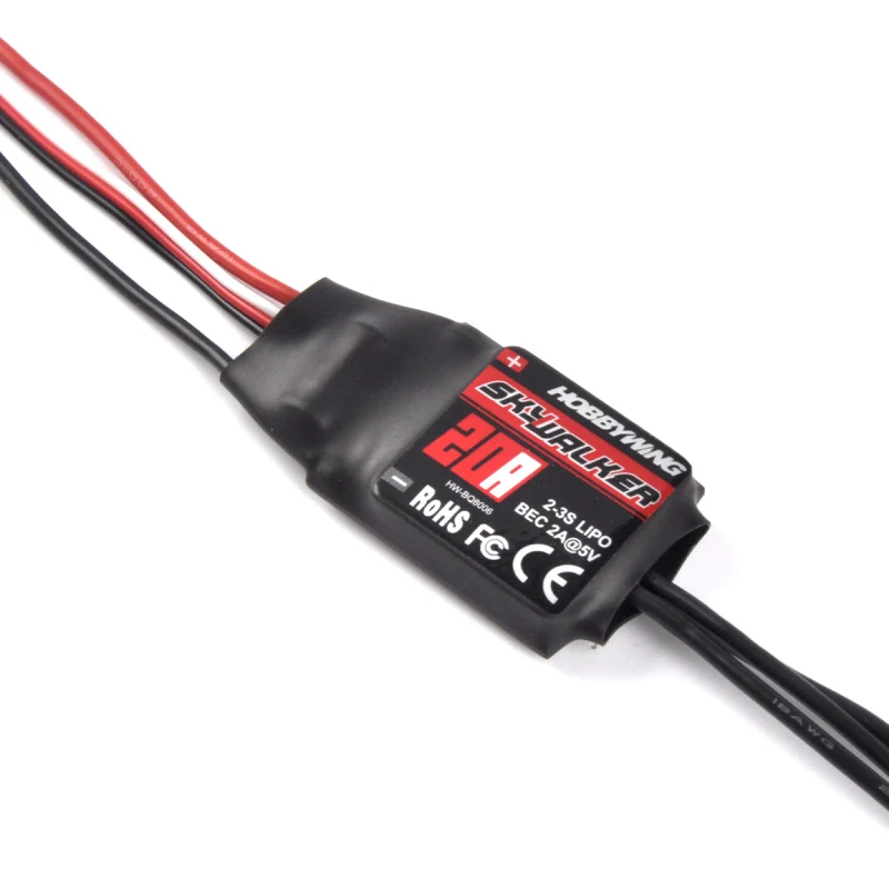Hobbywing Skywalker-20A Brushless Electronic Speed Controller Good Heat Dissipation