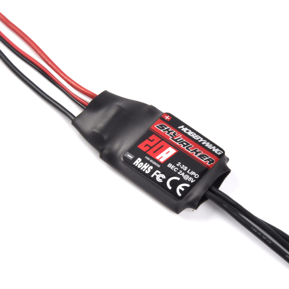 Hobbywing Skywalker-20A Brushless Electronic Speed Controller Good Heat Dissipation
