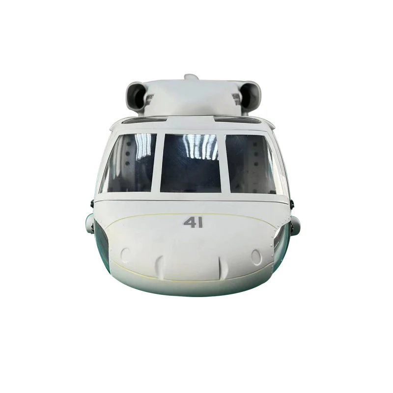 500 Size UH-60 Black Hawk Gray Helicopter Fuselage