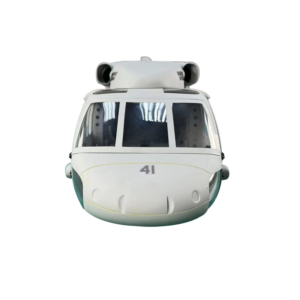 500 Size UH-60 Black Hawk Gray Helicopter Fuselage