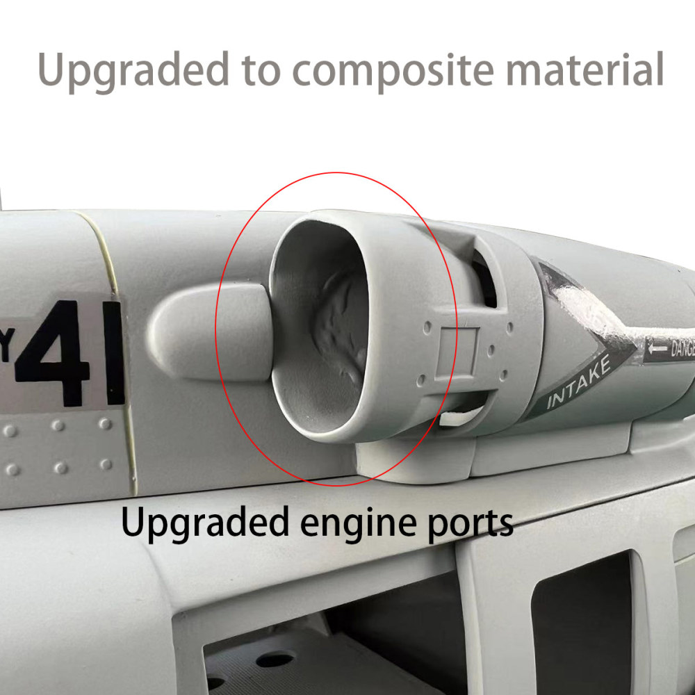 500 Size UH-60 Black Hawk Gray Helicopter Fuselage