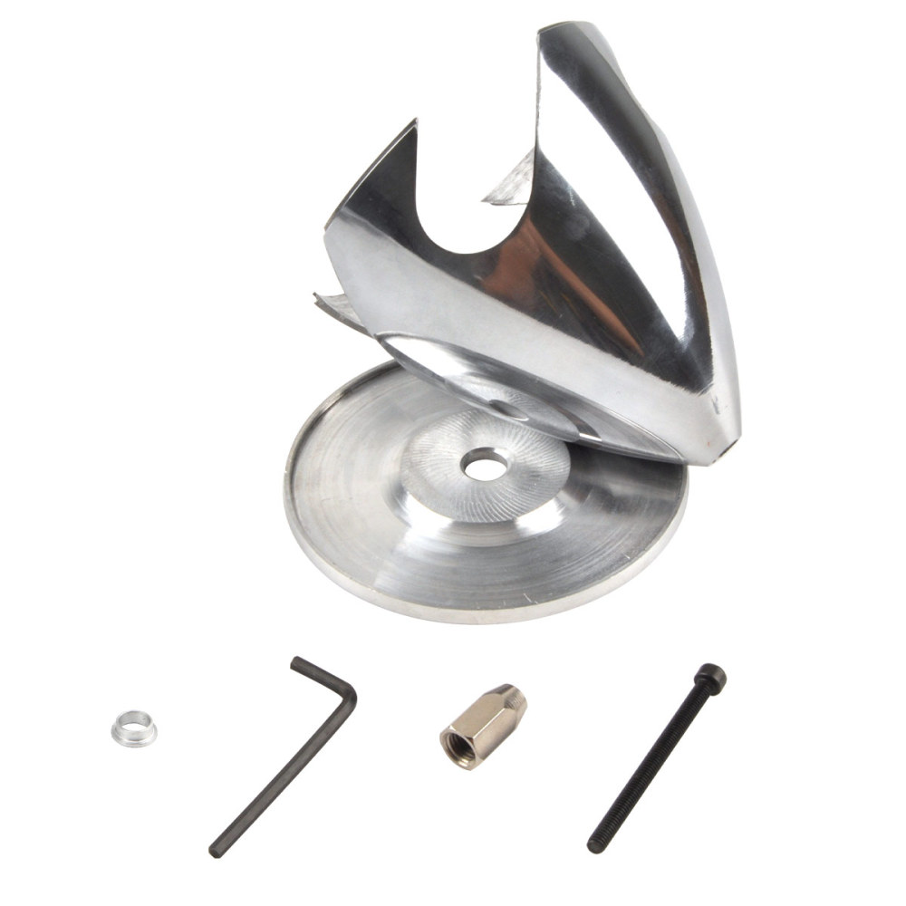 ZYHOBBY 3.5inch Spinner Aluminum Spinner Four Holes 4 Blades for RC Aircraft with Prop Adapter Models