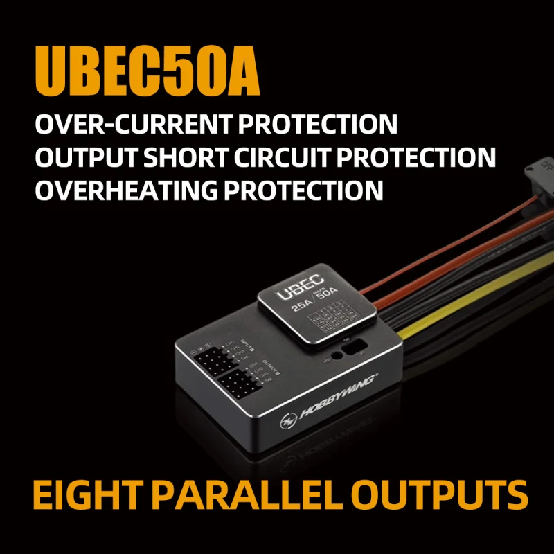 HOBBYWING UBEC50A ESC Electronic Speed Controller overheating protection