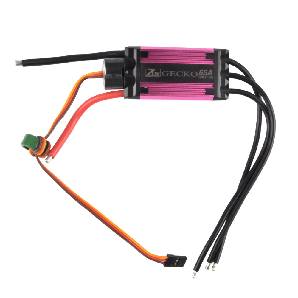ZTW65A SBEC 8A ESC 65A Brushless High Voltage Electronic Speed Controller Suitable for RC heilcopter