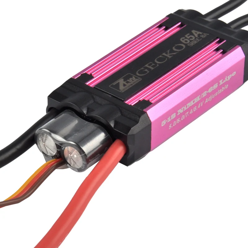 ZTW65A SBEC 8A ESC 65A Brushless High Voltage Electronic Speed Controller Suitable for RC heilcopter