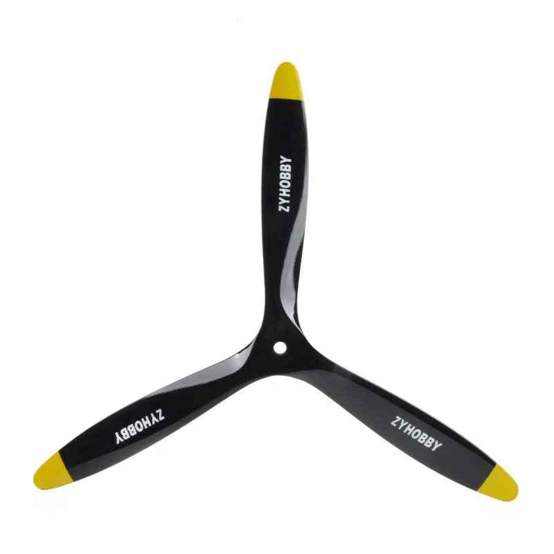 ZYHOBBY 18*06inch Wooden propeller Three-bladed propellers Positive thrust propeller Suitable for oil-powered aircraft