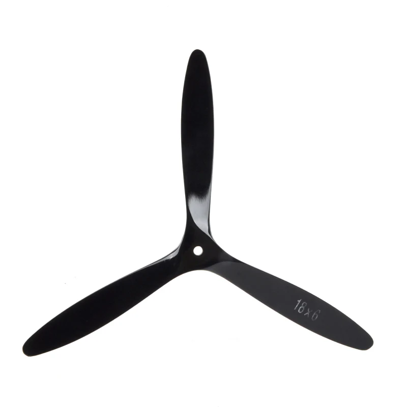 ZYHOBBY 18*06inch Wooden propeller Three-bladed propellers Positive thrust propeller Suitable for oil-powered aircraft
