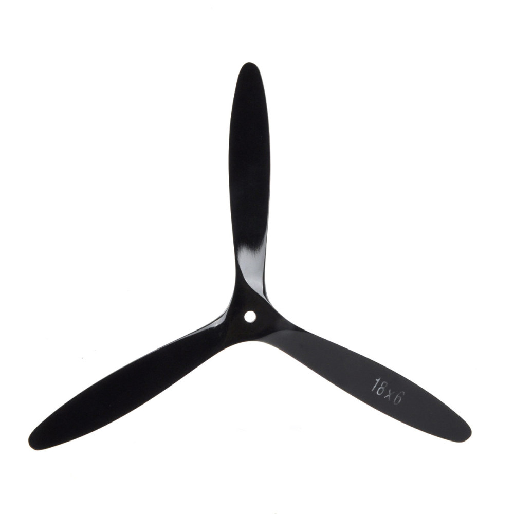 ZYHOBBY 18*06inch Wooden propeller Three-bladed propellers Positive thrust propeller Suitable for oil-powered aircraft
