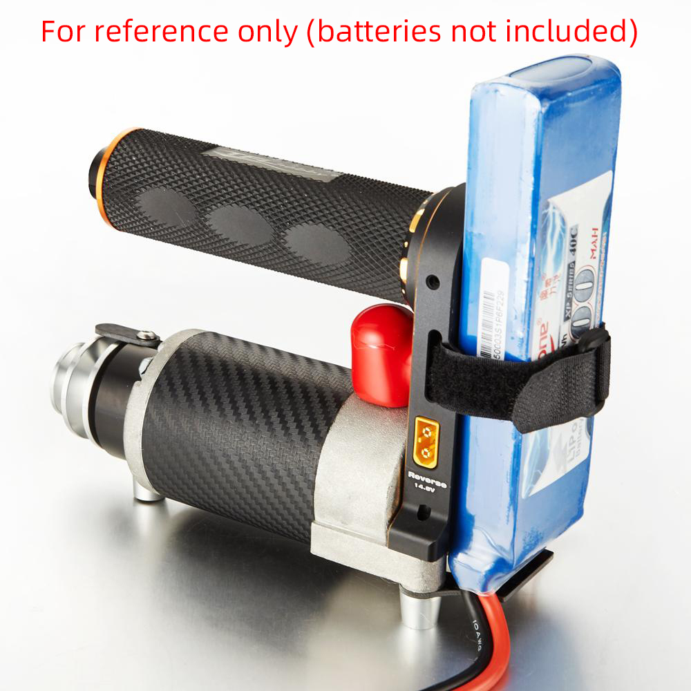 Portable Gasoline Engine Starter RC Boat Accessories Two-speed flywheel Engine Starter（Without Battery）