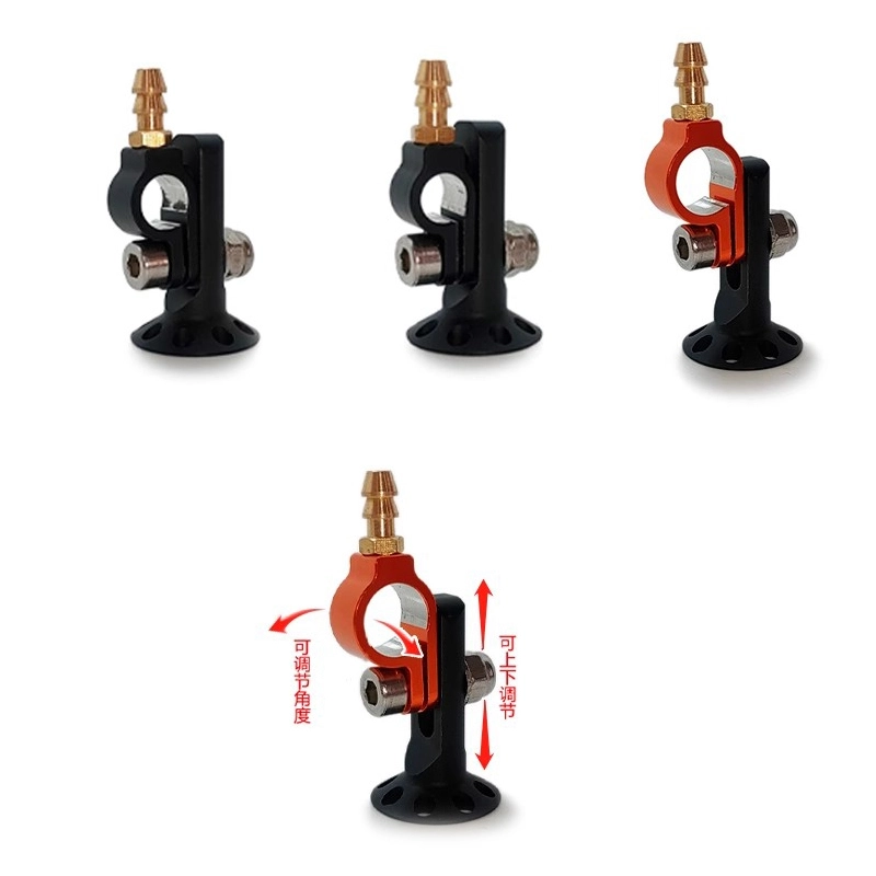 TFL Bushing support frame Adjustable metal shaft sleeve support bracket Multi specification hole 6/7/9mm copper pipe fixing seat clamp
