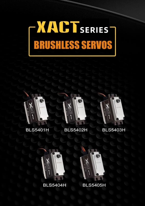 FrSky brushless servo Xact BLS5400 series 8.4V brushless servo CNC metal case 8.4V high voltage Suitable for RC airplanes