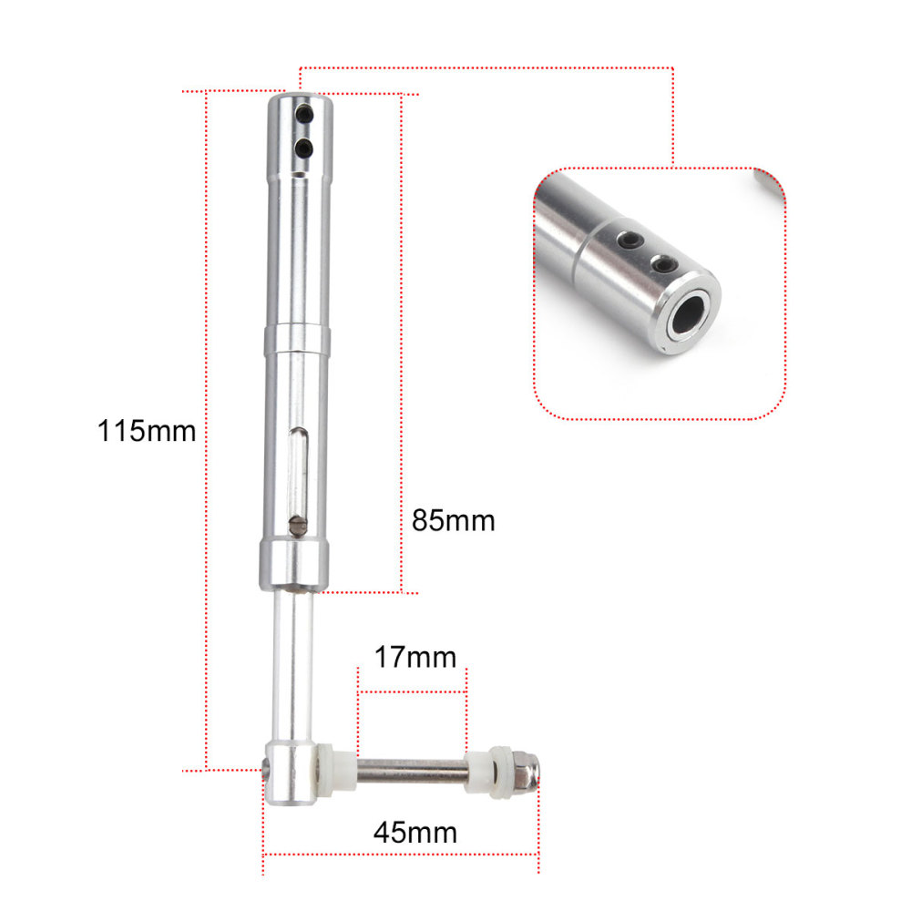 Anti-Vibration Landing Gears Aluminum Shock Absorbing Leg For Class 40-60 Airplane Model SZ002-10004 