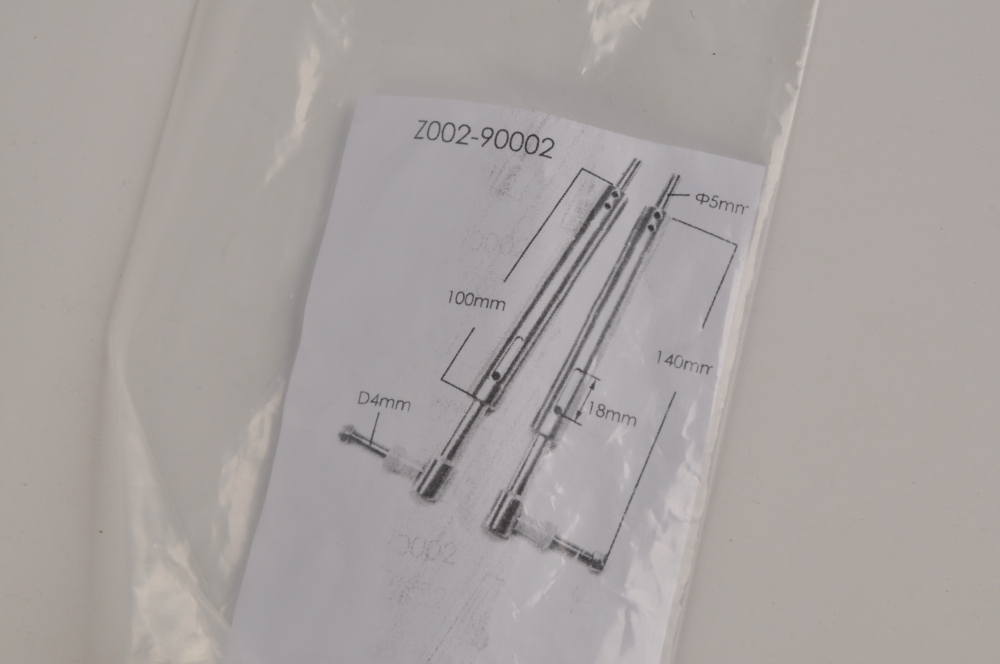 RC Airplane Accessory Metal Anti Vibration Landing Gear SZ002-90002 for 4-6 KG Airplane 5x4mmx140mm
