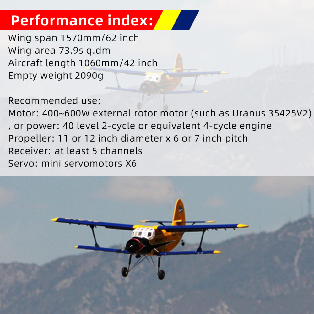 62inch Yun-5  aircraft fuselage Simulated aircraft