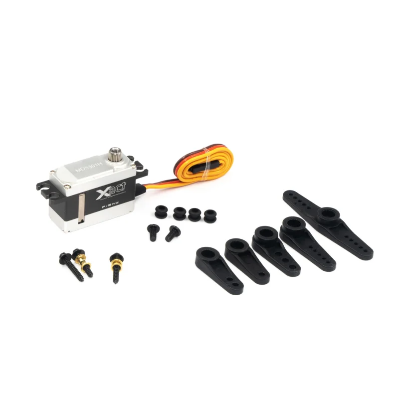 Frsky Brushed Servos Xact series MD5301H coreless servos  CNC machined aluminum case metal gears high-voltage servos
