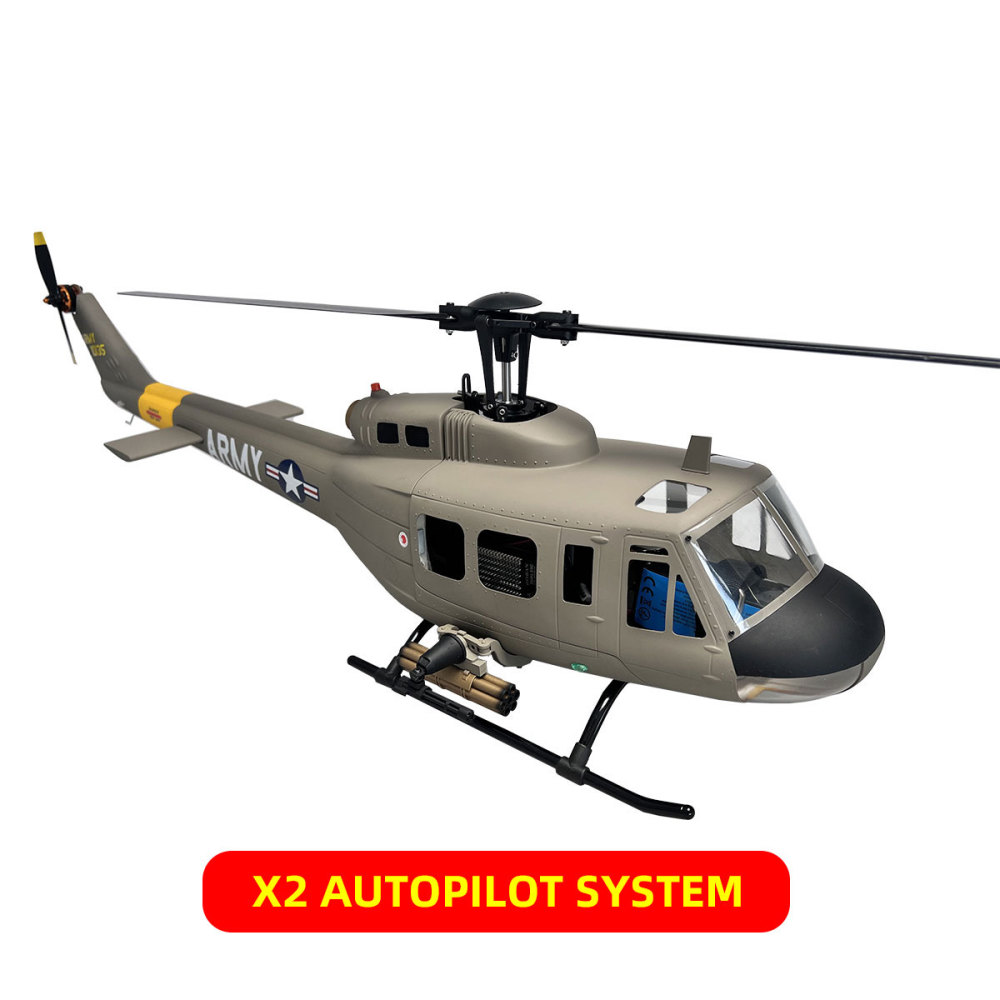 ROBAN 470size UH1D Helicopter Model RC Helicopter GPS mode X2 Ffight control RC Helicopter（ARF Version）